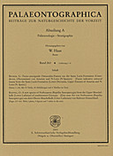 Cover image of: Palaeontographica Abteilung A Band 263 Lieferung 1-6