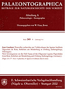 Cover image of: Palaeontographica Abteilung A Band 265 Lieferung 5-6