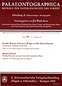 Cover image of: Palaeontographica Abteilung A Band 271 Lieferung 5-6