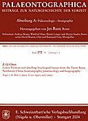 Cover image of: Palaeontographica Abteilung A Band 272 Lieferung 1-4