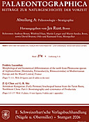 Cover image of: Palaeontographica Abteilung A Band 274 Lieferung 3-6