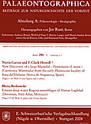 Cover image of: Palaeontographica Abteilung A Band 284 Lieferung 1-3
