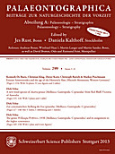 Cover image of: Palaeontographica Abteilung A Band 299 Lieferung 1-6