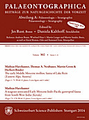 Cover image of: Palaeontographica Abteilung A Band 302 Lieferung 1-6