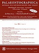 Cover image of: Palaeontographica Abteilung A Band 304 Lieferung 1-6