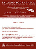 Cover image of: Palaeontographica Abteilung A Band 305 Lieferung 1-3