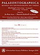 Cover image of: Palaeontographica Abteilung A Band 306 Lieferung 1-6
