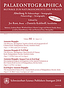 Cover image of: Palaeontographica Abteilung A Band 312 Lieferung 1-4