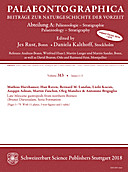 Cover image of: Palaeontographica Abteilung A Band 313 Lieferung 1-3