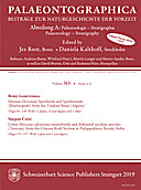 Cover image of: Palaeontographica Abteilung A Band 313 Lieferung 4-6