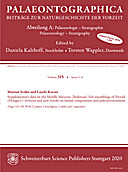 Cover image of: Palaeontographica Abteilung A Band 315 Lieferung 5-6