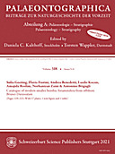 Cover image of: Palaeontographica Abteilung A Band 318 Lieferung 5-6
