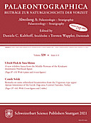 Cover image of: Palaeontographica Abteilung A Band 320 Lieferung 4-6