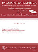 Cover image of: Palaeontographica Abteilung A Band 322 Lieferung 1-4