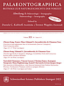 Cover image of: Palaeontographica Abteilung A Band 323 Lieferung 4-6