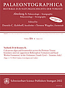 Cover image of: Palaeontographica Abteilung A Band 324 Lieferung 1-6