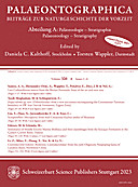 Cover image of: Palaeontographica Abteilung A Band 326 Lieferung 1-6