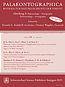 Cover image of: Palaeontographica Abteilung A Band 330 Lieferung 1-6