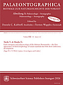Cover image of: Palaeontographica Abteilung A Band 332 Lieferung 4-6