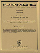 Cover image of: Palaeontographica Abteilung B Band 250 Lieferung 1-3