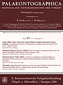 Cover image of: Palaeontographica Abteilung B Band 273 Lieferung 4-6