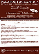 Cover image of: Palaeontographica Abteilung B Band 288 Lieferung 1-4