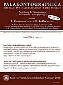 Cover image of: Palaeontographica Abteilung B Volume 294 Issue 1-4