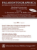 Cover image of: Palaeontographica Abteilung B Volume 295 Issue 4-6