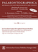 Cover image of: Palaeontographica Abteilung B Volume 304 Issue 5-6