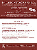 Cover image of: Palaeontographica Abteilung B Volume 306 Issue 1-4