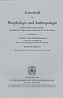 Cover image of: Zeitschrift für Morphologie und Anthropologie Band 62 Heft 3