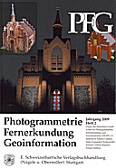 Cover image of: Photogrammetrie - Fernerkundung - Geoinformation Jahrgang 2009 Heft 2