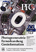 Cover image of: Photogrammetrie - Fernerkundung - Geoinformation Jahrgang 2010 Heft 5