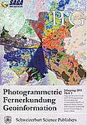 Cover image of: Photogrammetrie - Fernerkundung - Geoinformation Jahrgang 2011 Heft 5