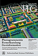 Cover image of: Photogrammetrie - Fernerkundung - Geoinformation Jahrgang 2012 Heft 5