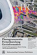 Cover image of: Photogrammetrie - Fernerkundung - Geoinformation Jahrgang 2014 Heft 2