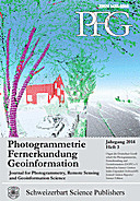 Cover image of: Photogrammetrie - Fernerkundung - Geoinformation Jahrgang 2014 Heft 3