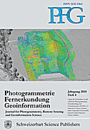 Cover image of: Photogrammetrie - Fernerkundung - Geoinformation Jahrgang 2014 Heft 4