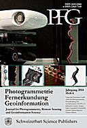 Cover image of: Photogrammetrie - Fernerkundung - Geoinformation Jahrgang 2014 Heft 6
