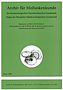 Cover image of: Archiv für Molluskenkunde International Journal of Malacology Band 124 Heft 1-2