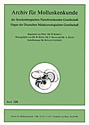 Cover image of: Archiv für Molluskenkunde International Journal of Malacology Band 126 Heft 1-2