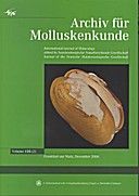 Cover image of: Archiv für Molluskenkunde International Journal of Malacology Band 135 Heft 2