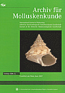 Cover image of: Archiv für Molluskenkunde International Journal of Malacology Band 136 Heft 1