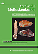 Cover image of: Archiv für Molluskenkunde International Journal of Malacology Band 137 Heft 2