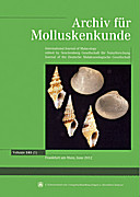 Cover image of: Archiv für Molluskenkunde International Journal of Malacology Band 141 Heft 1