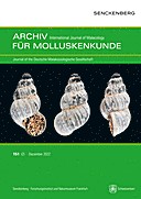 Cover image of: Archiv für Molluskenkunde International Journal of Malacology Band 151 Heft 2