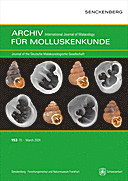 Cover image of: Archiv für Molluskenkunde International Journal of Malacology Band 153 Heft 1