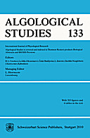 Cover image of: Algological Studies/Archiv für Hydrobiologie, Supplement Volumes Volume 133