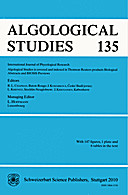 Cover image of: Algological Studies/Archiv für Hydrobiologie, Supplement Volumes Volume 135