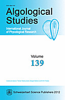 Cover image of: Algological Studies/Archiv für Hydrobiologie, Supplement Volumes Volume 139